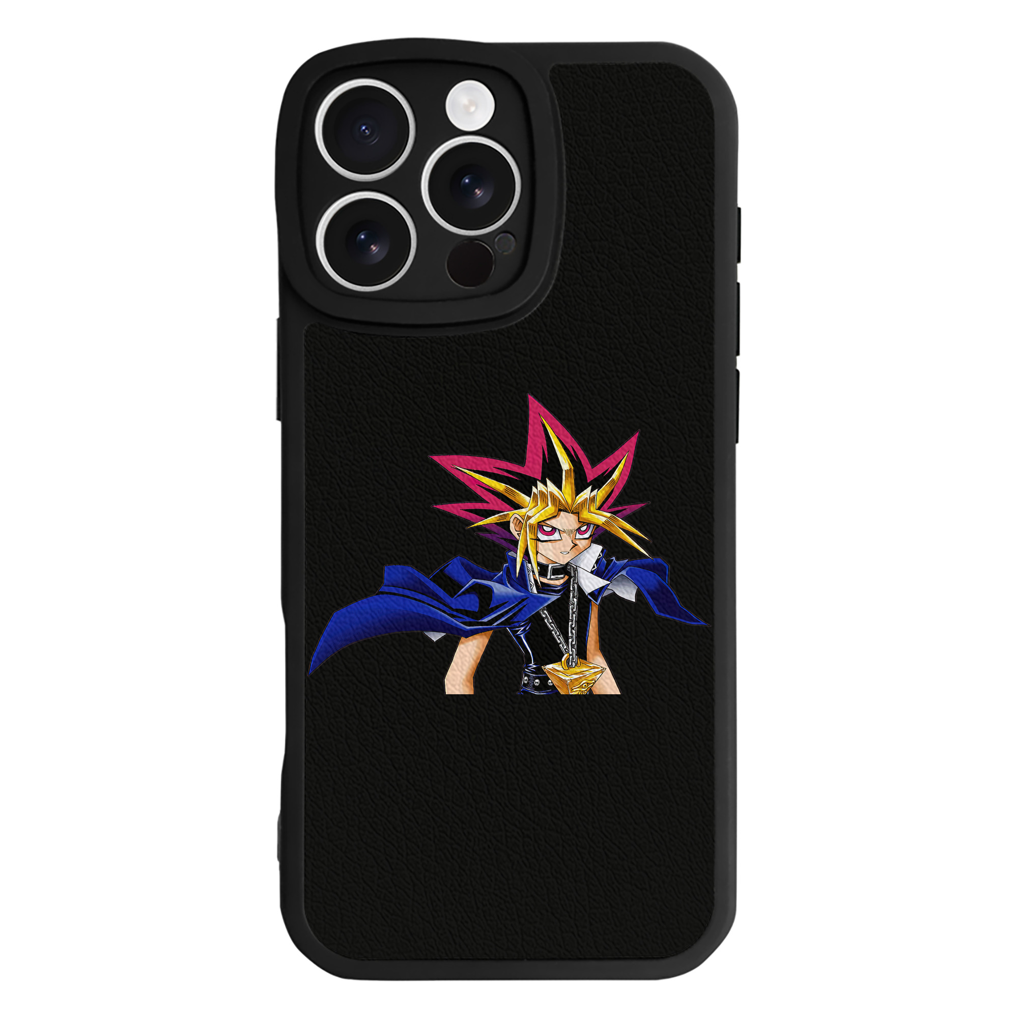 遊☆戯☆王 Yu-Gi-Oh! 【iPhone 16シリーズ対応】シリコンスマホケース（レザー調） 材質：シリコン